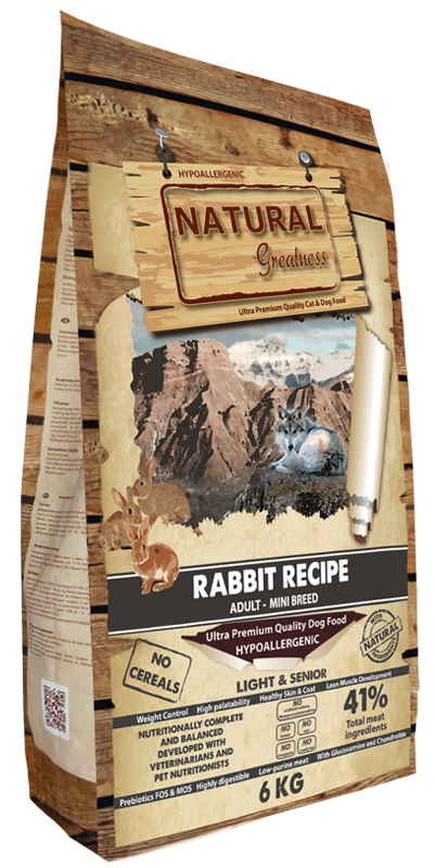 Natural Greatness Rabbit Recipe Mini — uradni packshot