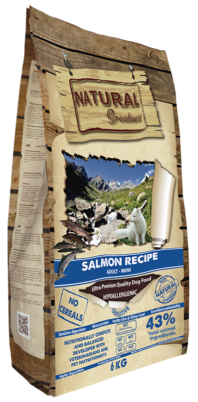 Natural Greatness Salmon Recipe Mini — uradni packshot