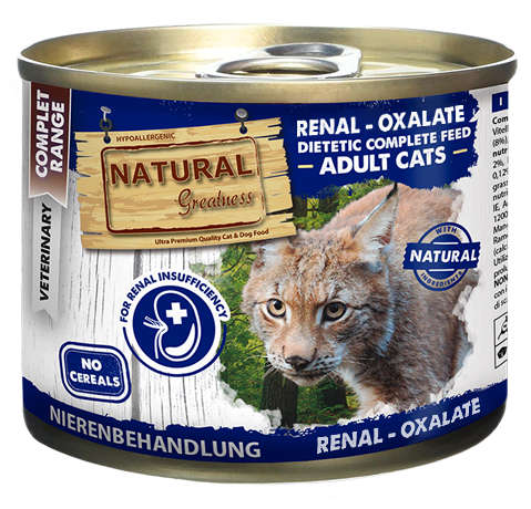 Natural Greatness Renal - Oxalate, mokra veterinarska dieta za mačke — uradni packshot