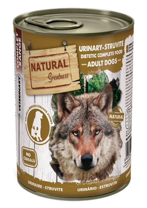 Natural Greatness Urinary - Struvite, mokra veterinarska dieta za pse — uradni packshot