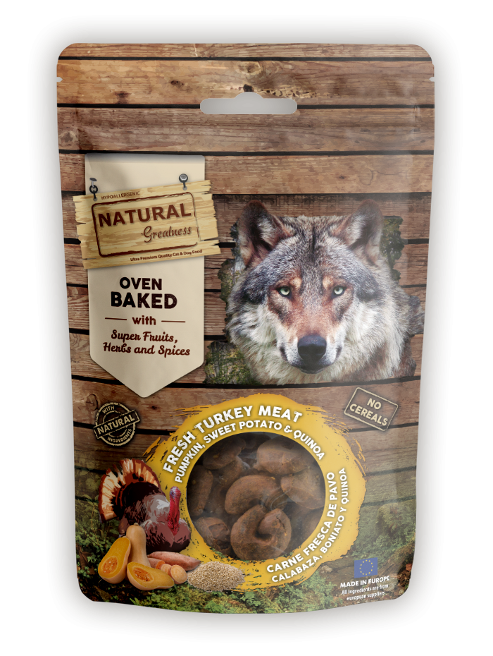 Natural Greatness Digestive Support — turkey, pumpkin, sweet potato & quinoa — uradni packshot