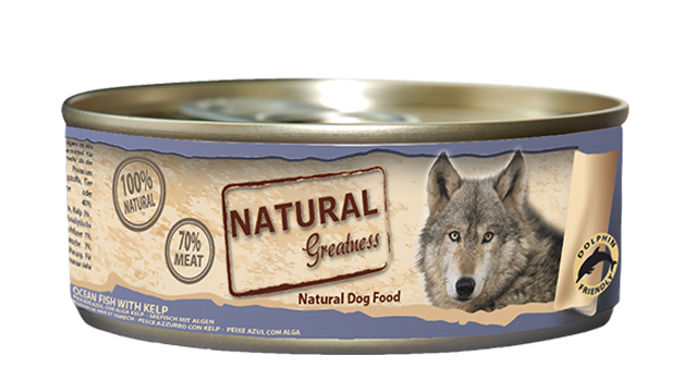 Natural Greatness Ocean fish with Kelp za pse — uradni packshot