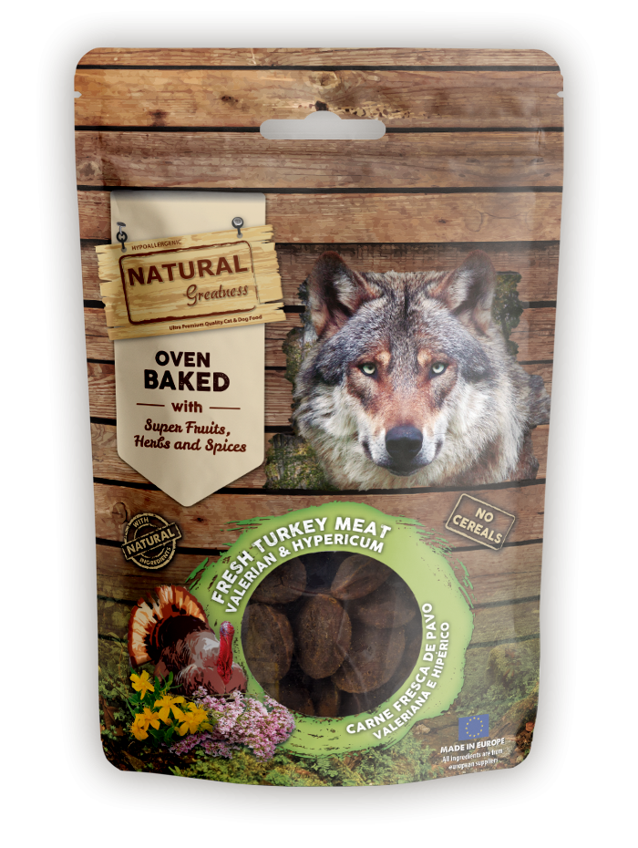 Natural Greatness Calming Support — turkey, valerian & St. John’s wort — uradni packshot
