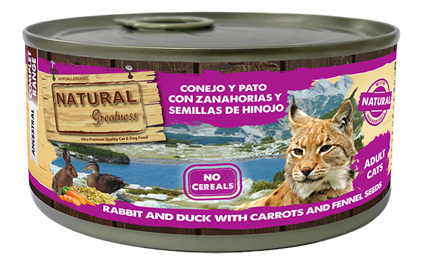 Natural Greatness Rabbit and Duck with Carrots and Fennel Seeds — uradni packshot