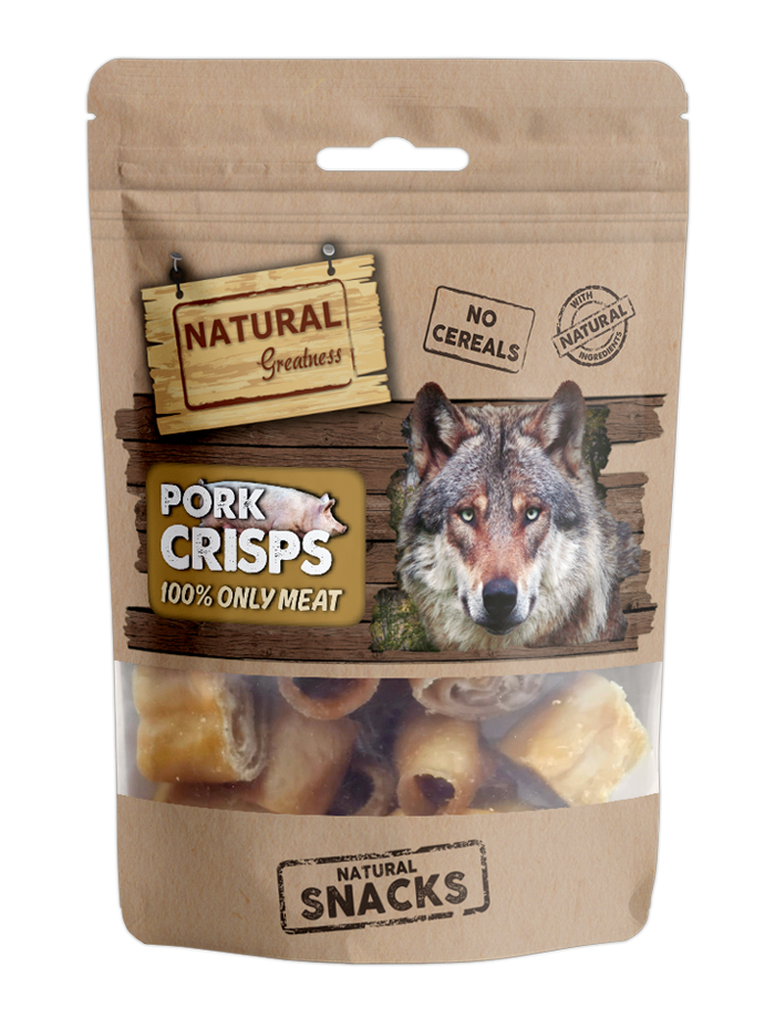 Natural Greatness Pork Crisps — uradni packshot