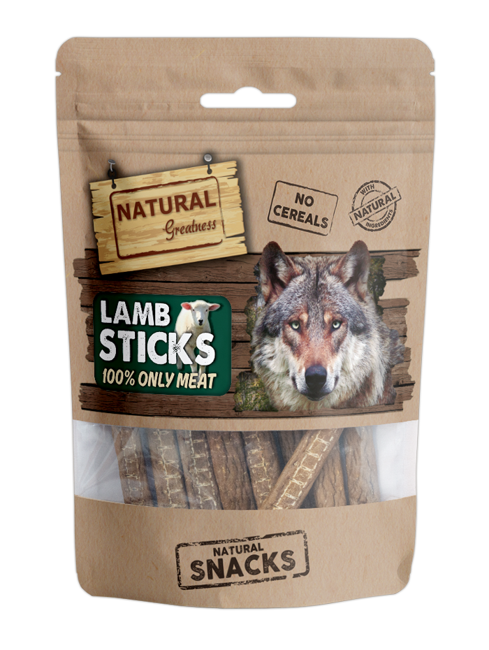 Natural Greatness Lamb Sticks — uradni packshot