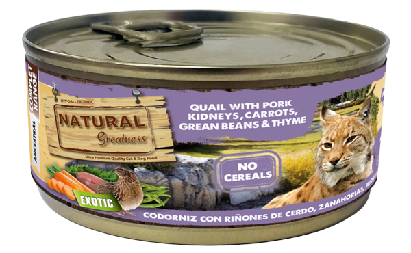 Natural Greatness Quail with Pork Kidneys, Carrots, Green beans and Thyme — uradni packshot