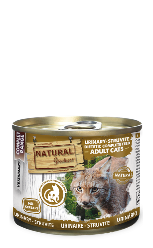 Natural Greatness Urinary - Struvite, mokra veterinarska dieta za mačke — uradni packshot