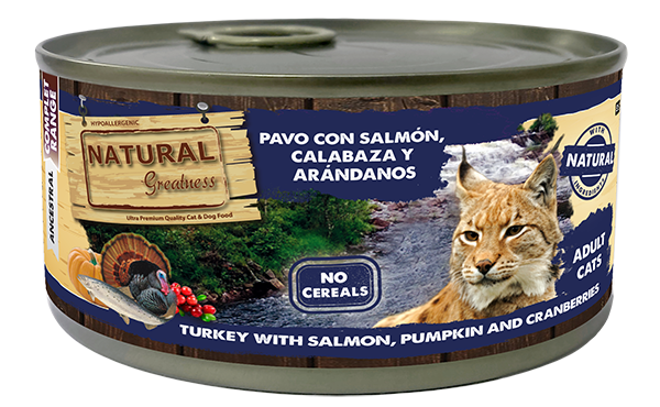 Natural Greatness Turkey with Salmon, Pumpkin and Cranberries — uradni packshot